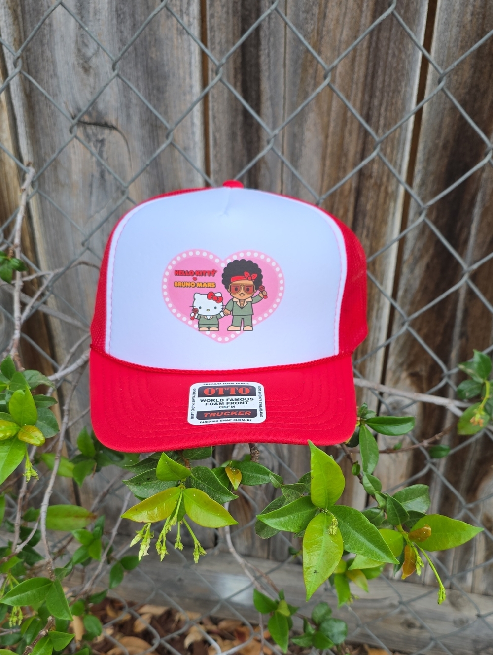 Hello Kitty Bruno Mars Tucker Hat